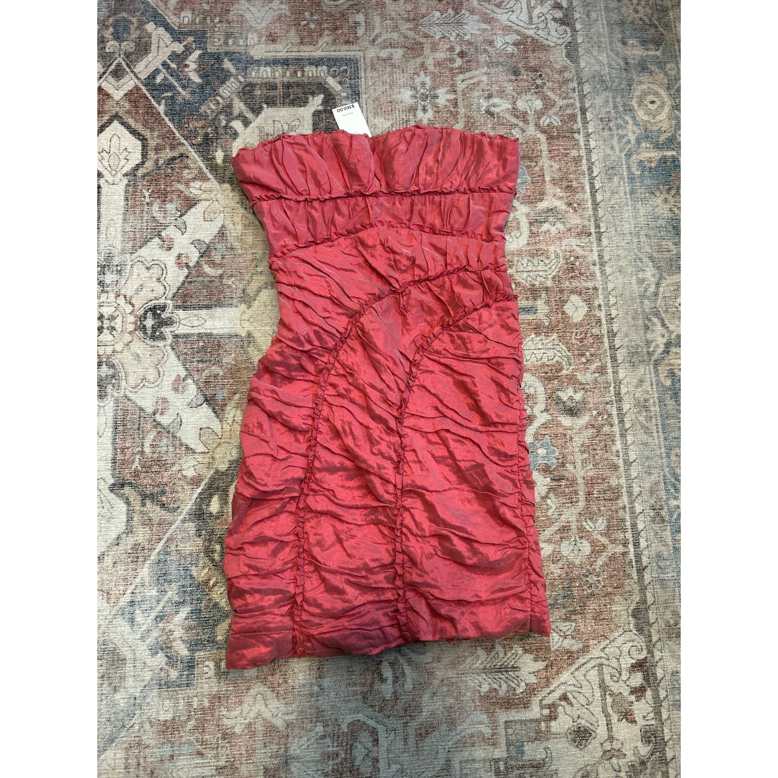 Bcbgmaxazria BCBGMaxazria NWT Strapless Dress Raspberry, Sz Small MP $360 Size S / US 4 / IT 40 - 2 Thumbnail