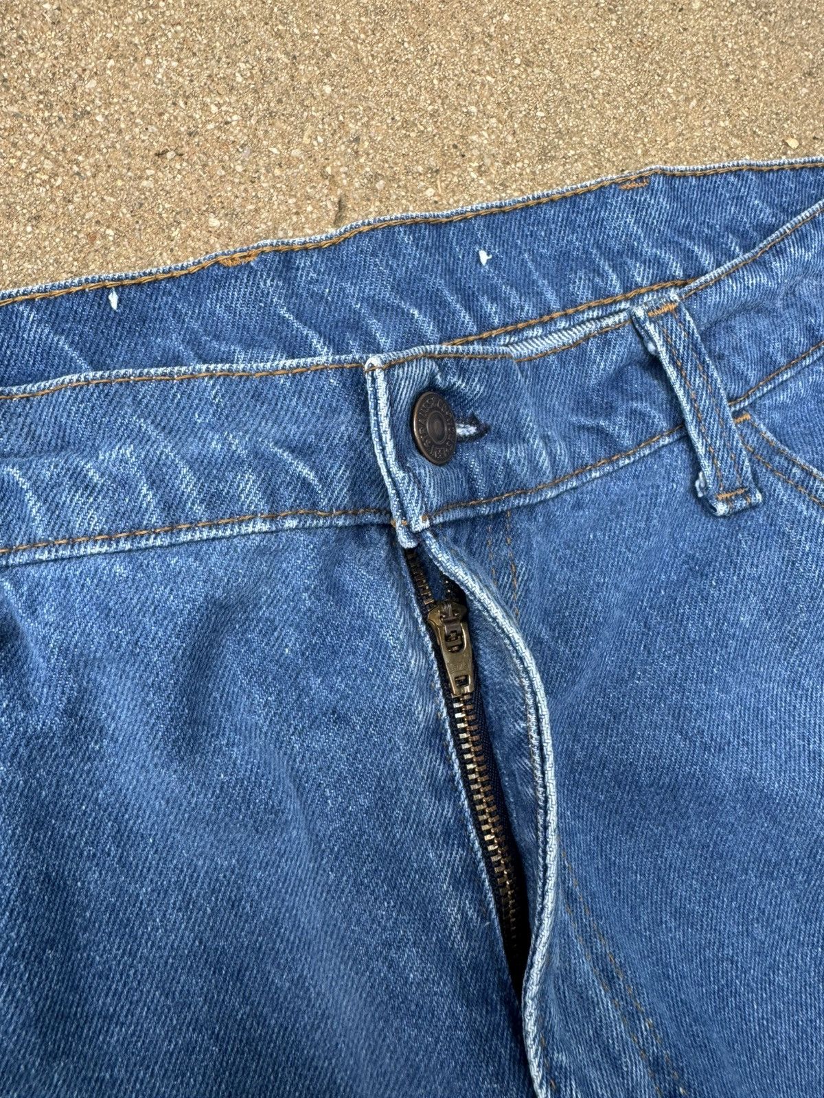 Levi's × Vintage Vtg 80’s Levi’s 646 Orange Tab Bellbottom Flare Jeans 38x29 Size US 38 / EU 54 - 4 Thumbnail