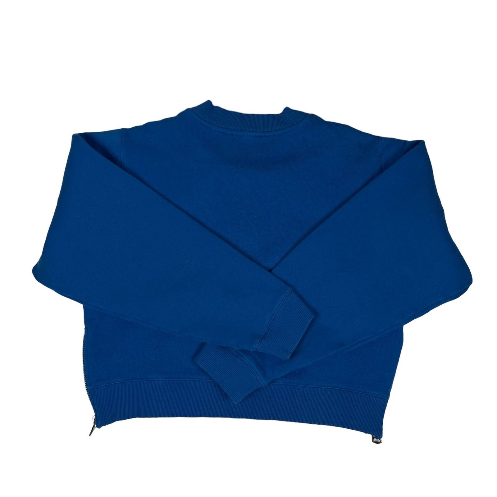 Acne Studios Acne Studios Blue Fleece Lined Side Zip Sweatshirt S Size S / US 4 / IT 40 - 8 Thumbnail