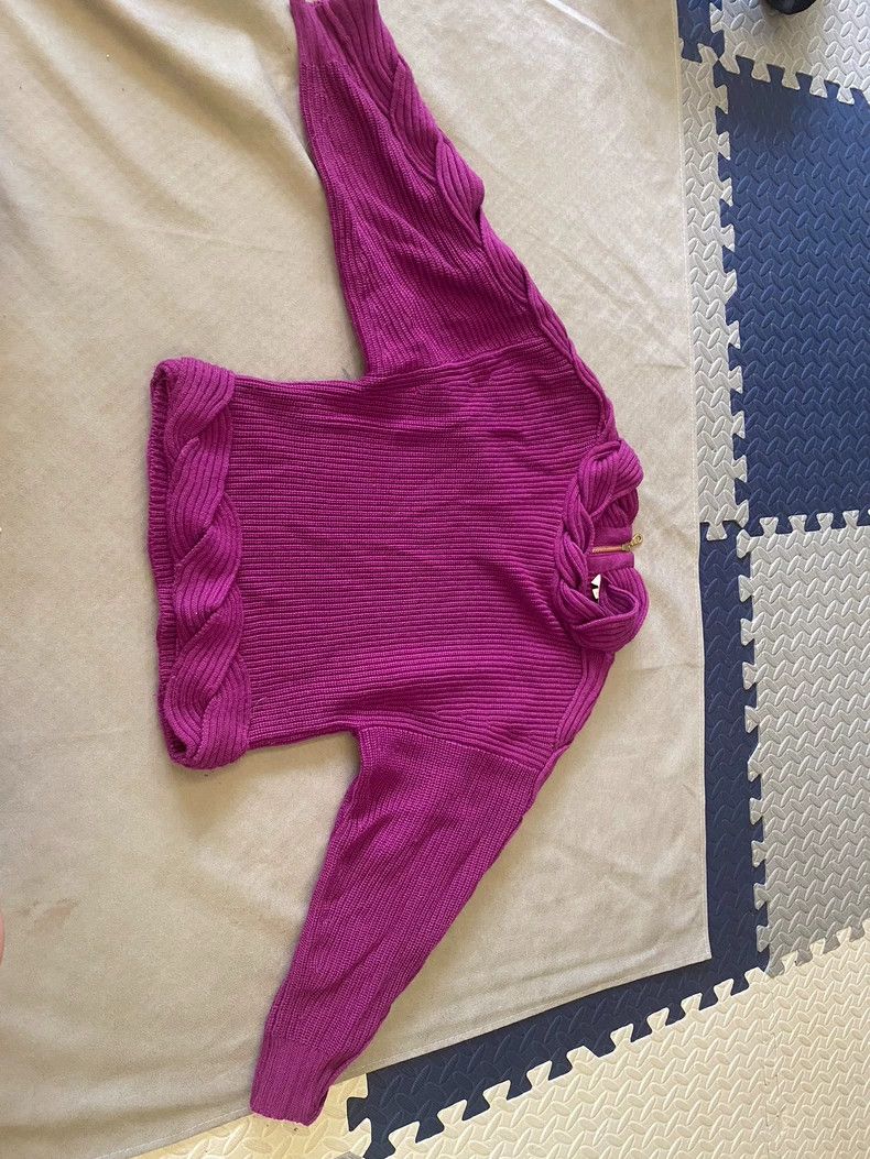 Kenzo Purple Knit Dress Set S - dmc