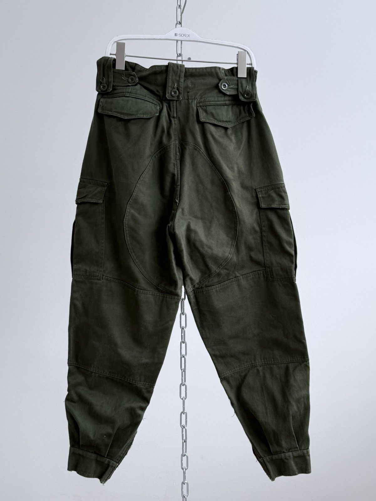 Vintage Vintage 1965 Dated Belgian Cargo Army Military Pants Size US 30 / EU 46 - 6 Thumbnail