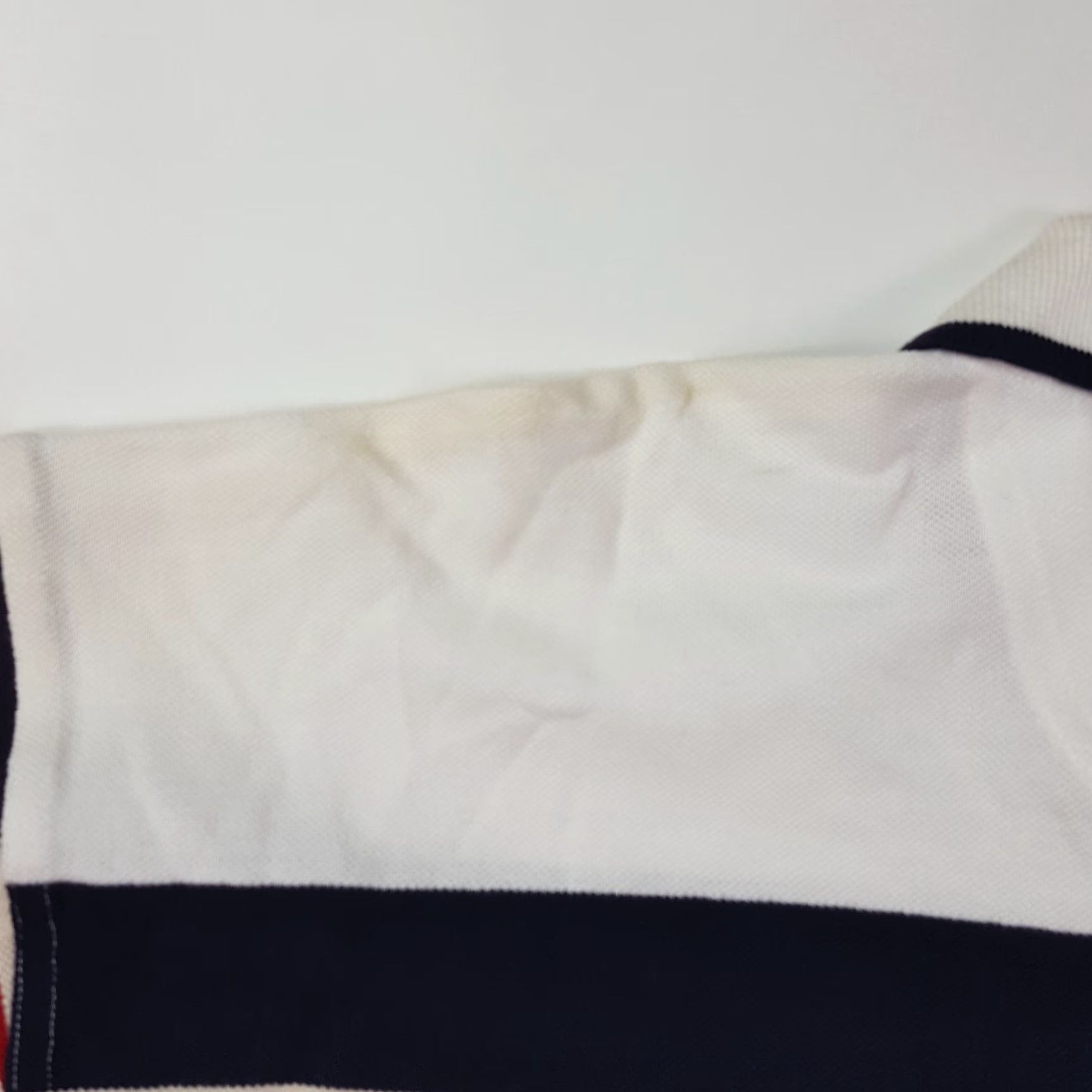 Izod VINTAGE IZOD Polo Shirt Mens L White Striped Collared Golf Club 90s Retro PGA Etsy Style Size US L / EU 52-54 / 3 - 7 Thumbnail