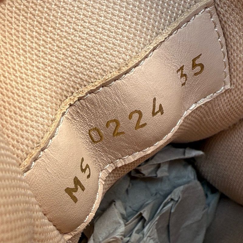 Louis Vuitton Louis Vuitton Pink White Trainer Low-Top Sneakers -2505 Size US 5 / IT 35 - 8 Thumbnail