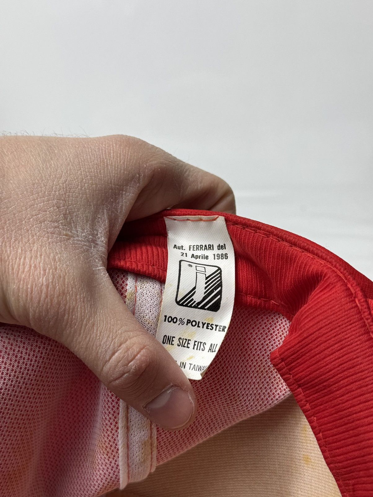 Ferrari Ferrari Big Logo Red Cap Size ONE SIZE - 6 Thumbnail