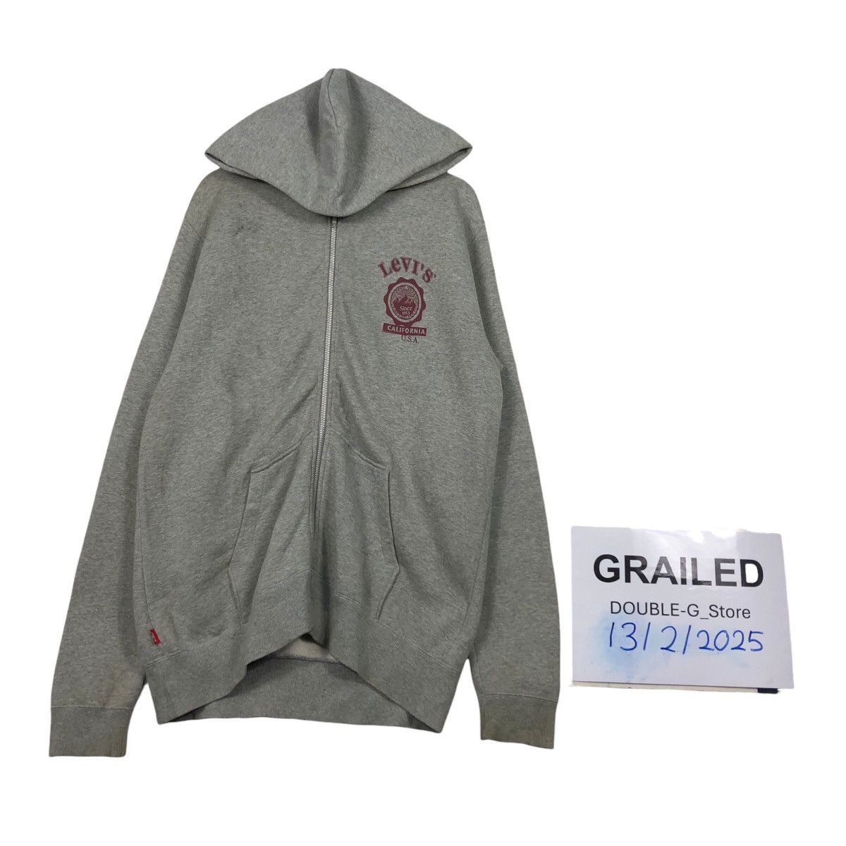 Levi's Vintage Levi’s Athleisure Hoodie — Red Tab, Crest Print Size US XL / EU 56 / 4 - 1 Thumbnail