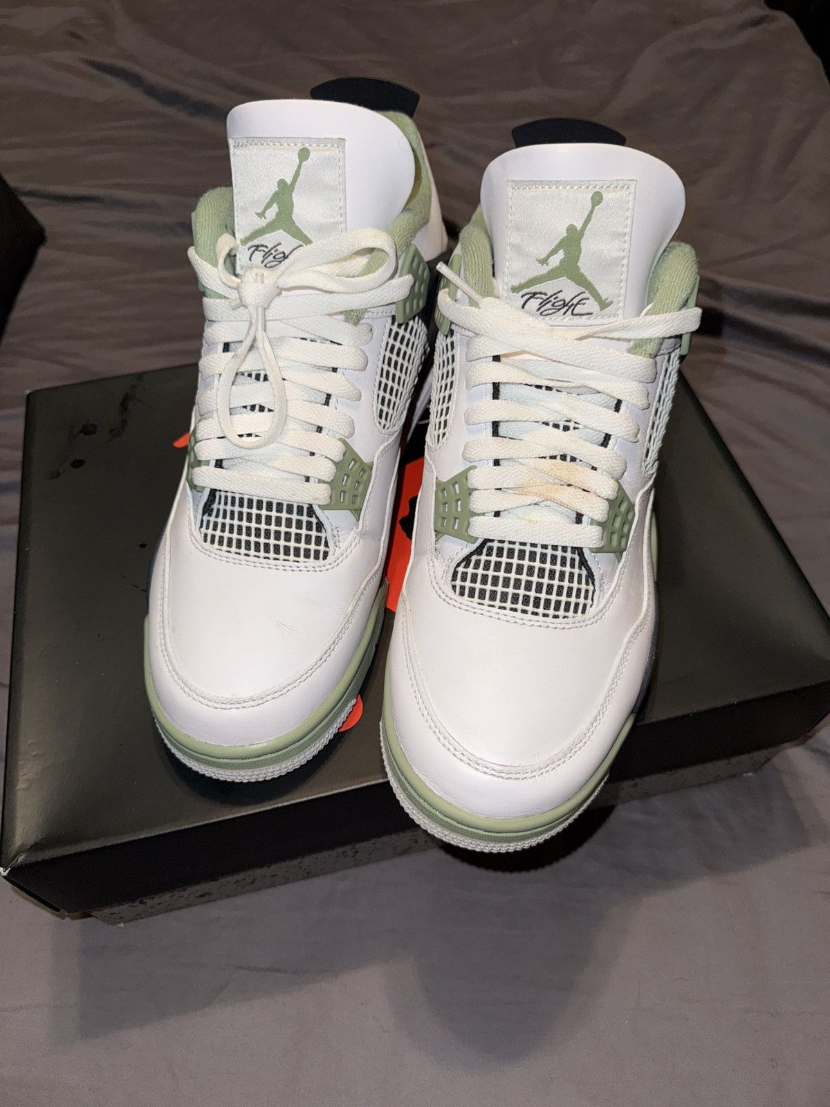 Jordan Brand WMNS Air Jordan 4 Retro Seafom Size US 11 / IT 41 - 1 Thumbnail