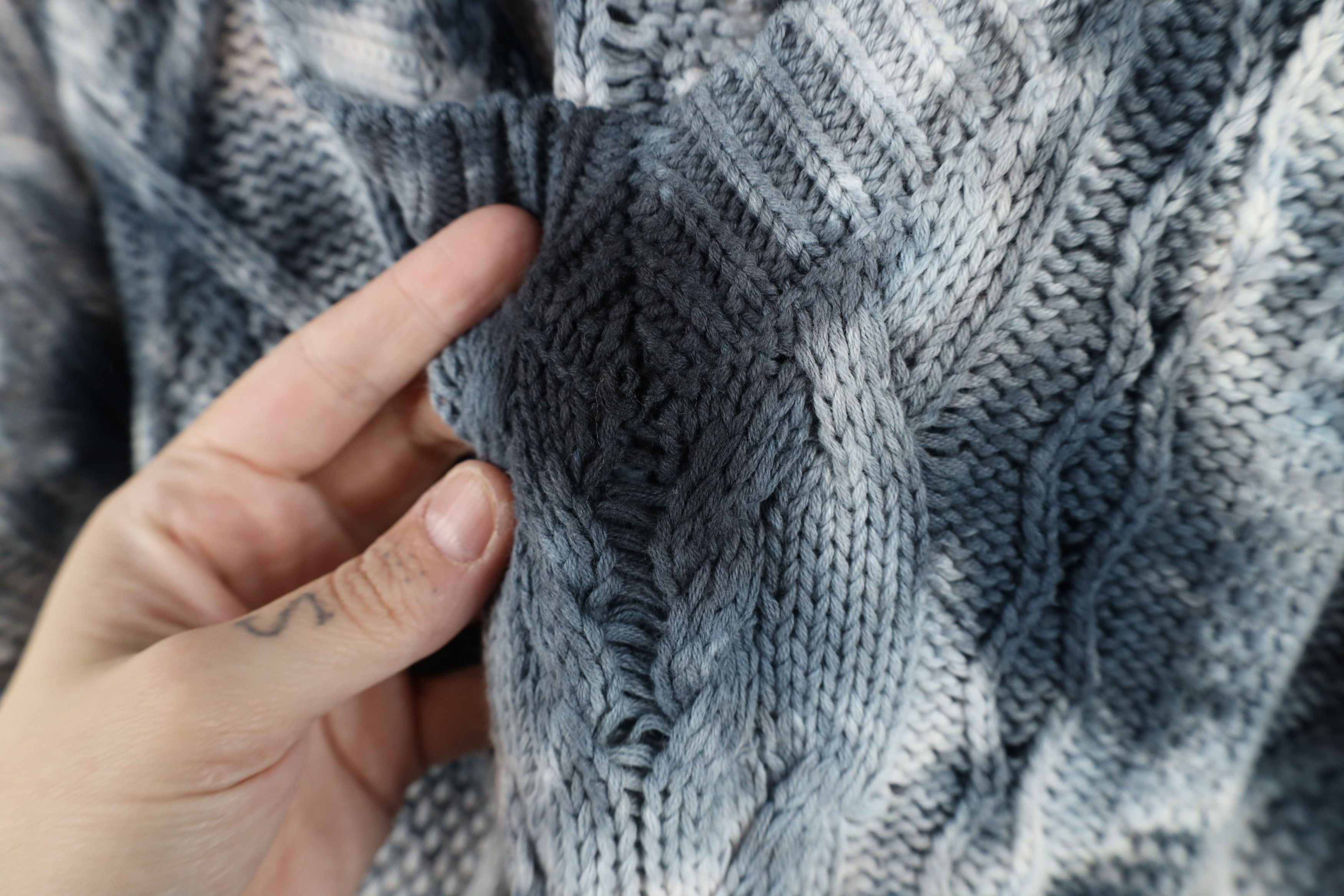 Anthropologie Anthropologie Pilcro Chunky Cable Knit Fisherman Sweater Size M / US 6-8 / IT 42-44 - 8 Thumbnail