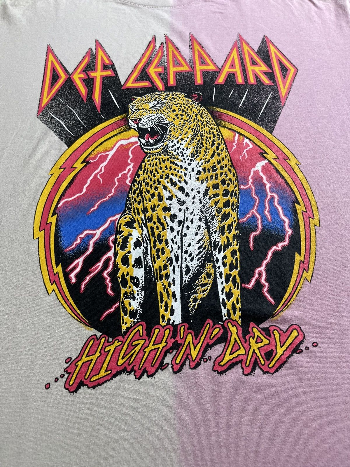 Designer Def Leppard Tie Dye Tee Size US M / EU 48-50 / 2 - 2 Thumbnail