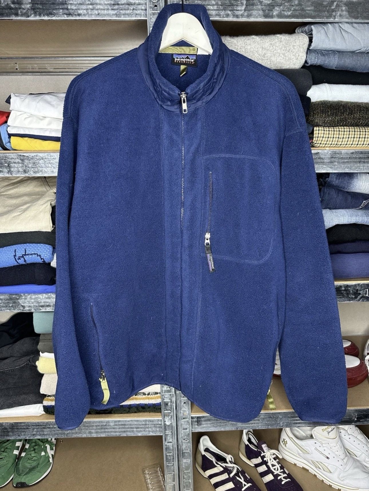 Patagonia Patagonia Zip Sweatshirt Outdoor Sweater Fleece Jacket L Size US L / EU 52-54 / 3 - 1 Thumbnail