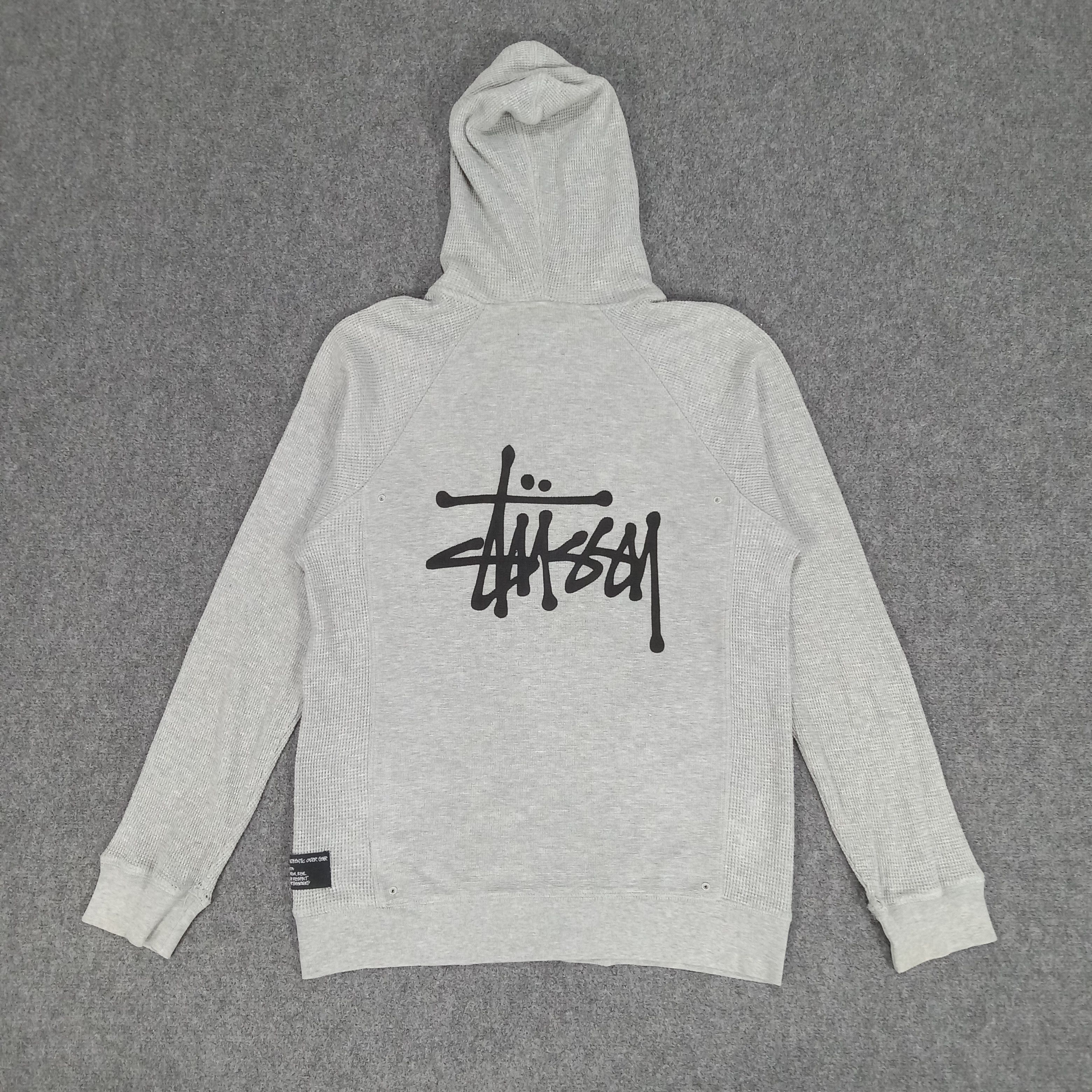 Stussy × Vintage Stussy American Streetwear Style Custom Art Hoodies Size US M / EU 48-50 / 2 - 1 Thumbnail