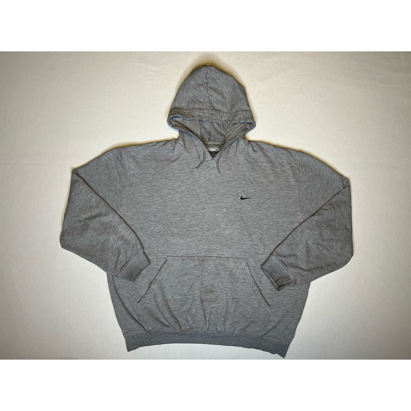 Nike Vintage Y2K Nike Light Grey Pullover Hoodie Sweatshirt 2XL Size US XXL / EU 58 / 5 - 1 Thumbnail