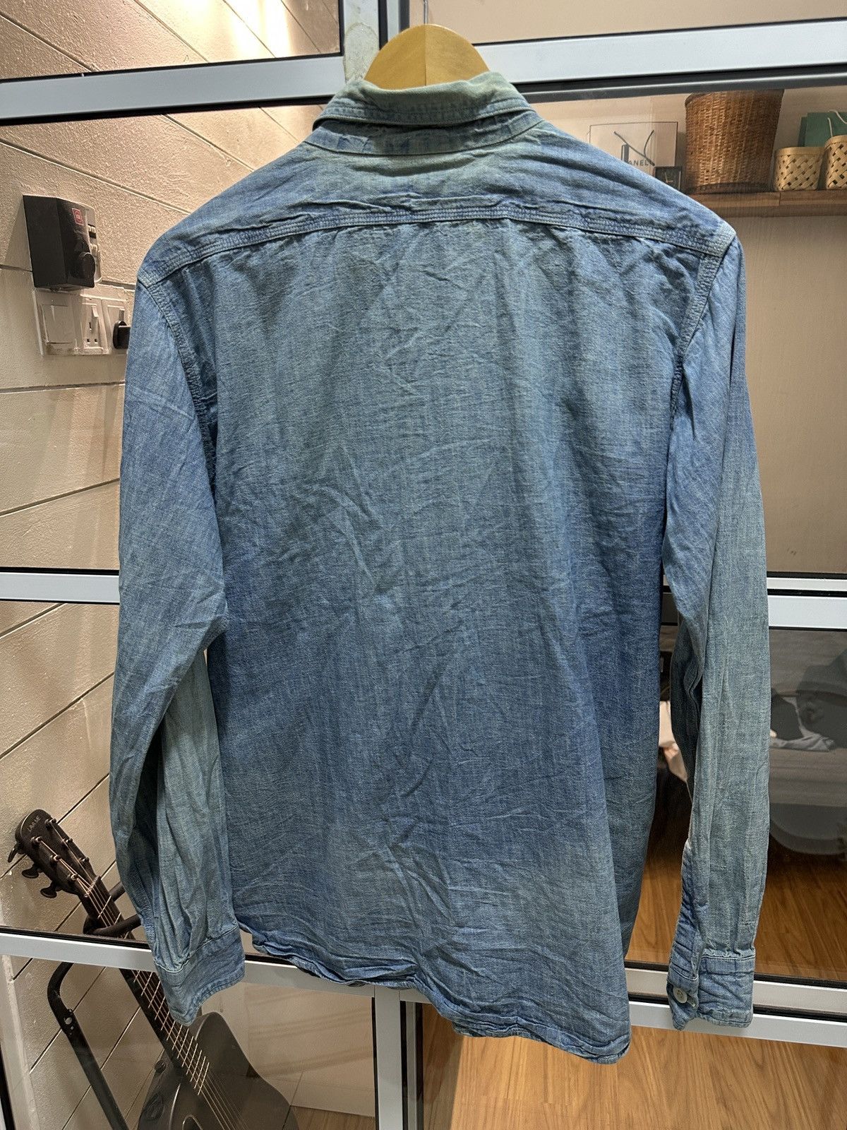 Warehouse Warehouse Japan Selvedge Denim Work Shirt Size US L / EU 52-54 / 3 - 2 Thumbnail