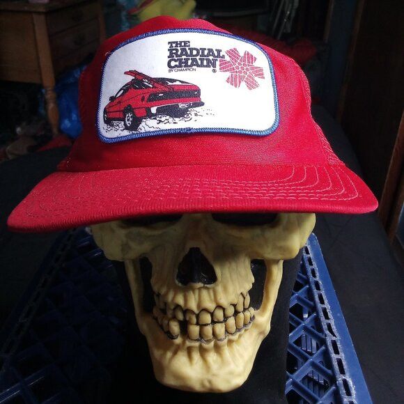 Vintage Vintage The Radial Chain Patch Snap Trucker Hat Cap Size ONE SIZE - 1 Thumbnail