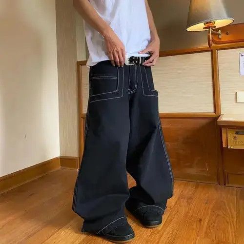 Japanese Brand × Vintage Vintage Baggy Jeans Men Size US 33 - 4 Thumbnail