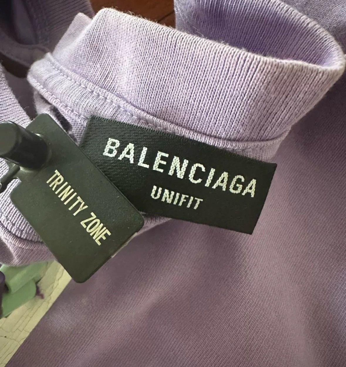 Balenciaga Balenciaga purple vintage damaged logo, short sleeved shirt Size US XS / EU 42 / 0 - 3 Thumbnail