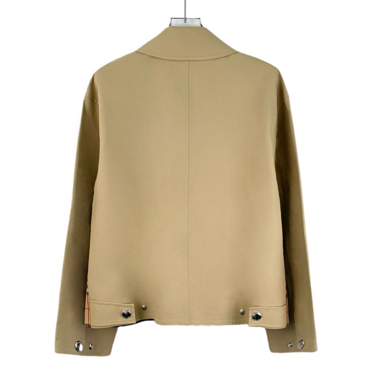 Burberry Burberry Bbr Brown Check Patchwork Cotton Lapel Jacket Size S / US 4 / IT 40 - 2 Thumbnail