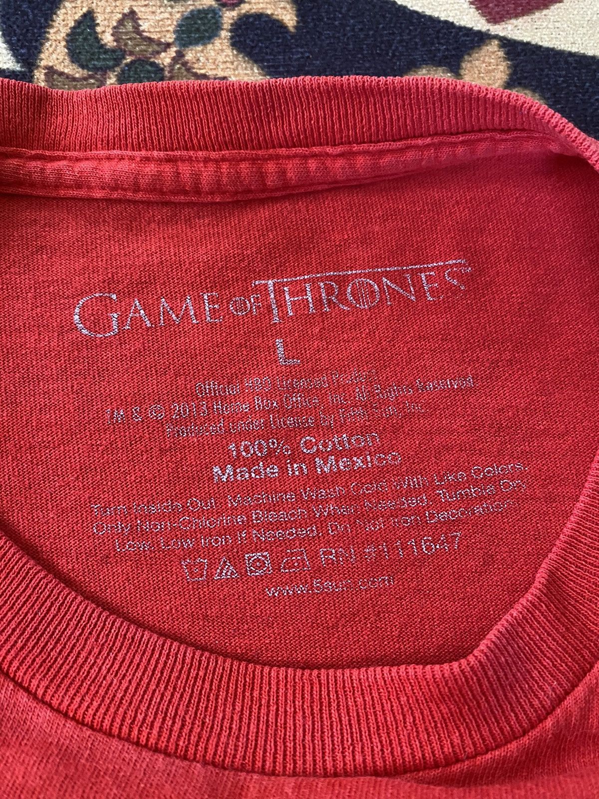 Vintage Game Of Thrones : Fire And Blood Targaryen Size US L / EU 52-54 / 3 - 6 Thumbnail