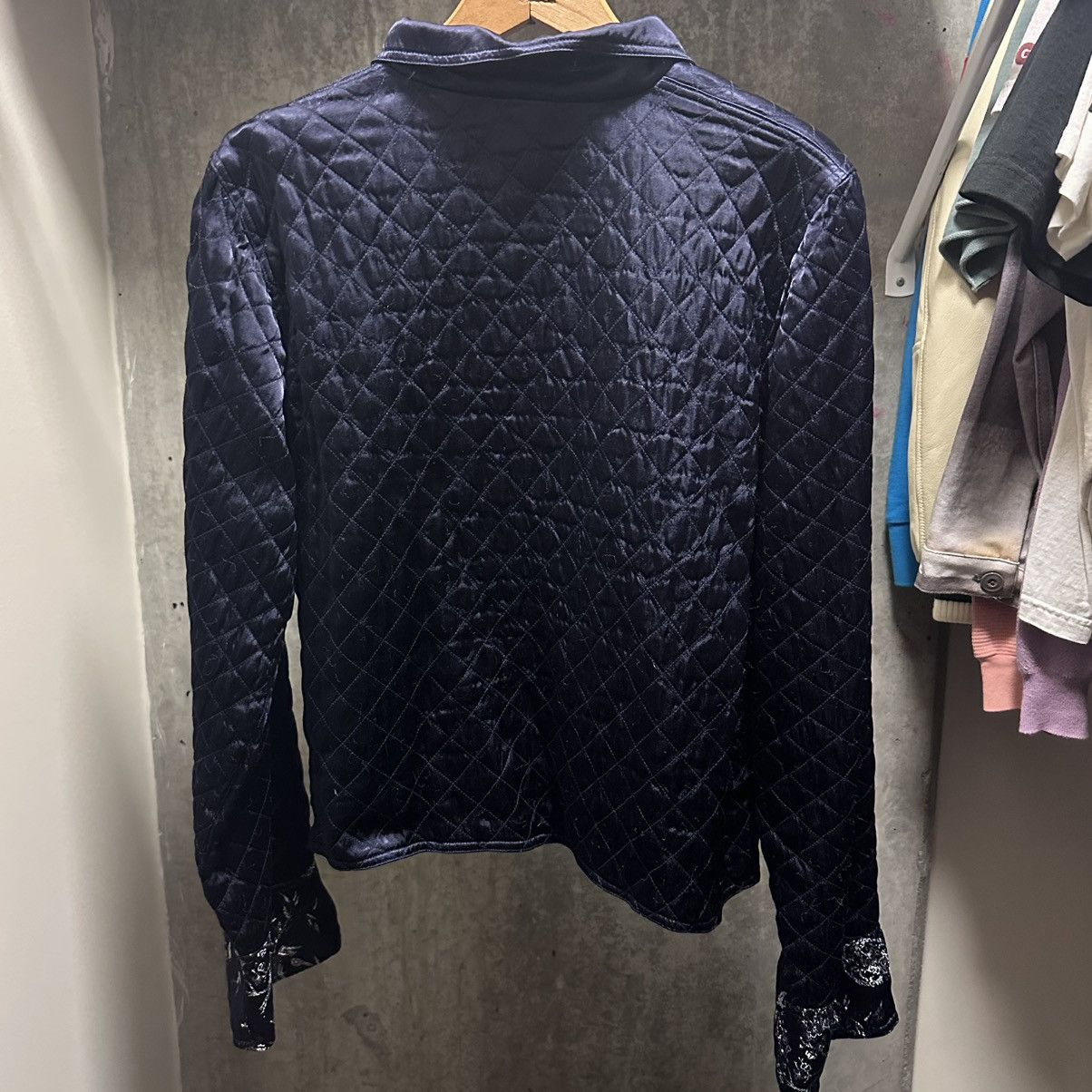 Vintage 1980s Women’s Vintage Kiko Quilted Satin Jacket Hong Kong S Size S / US 4 / IT 40 - 6 Thumbnail