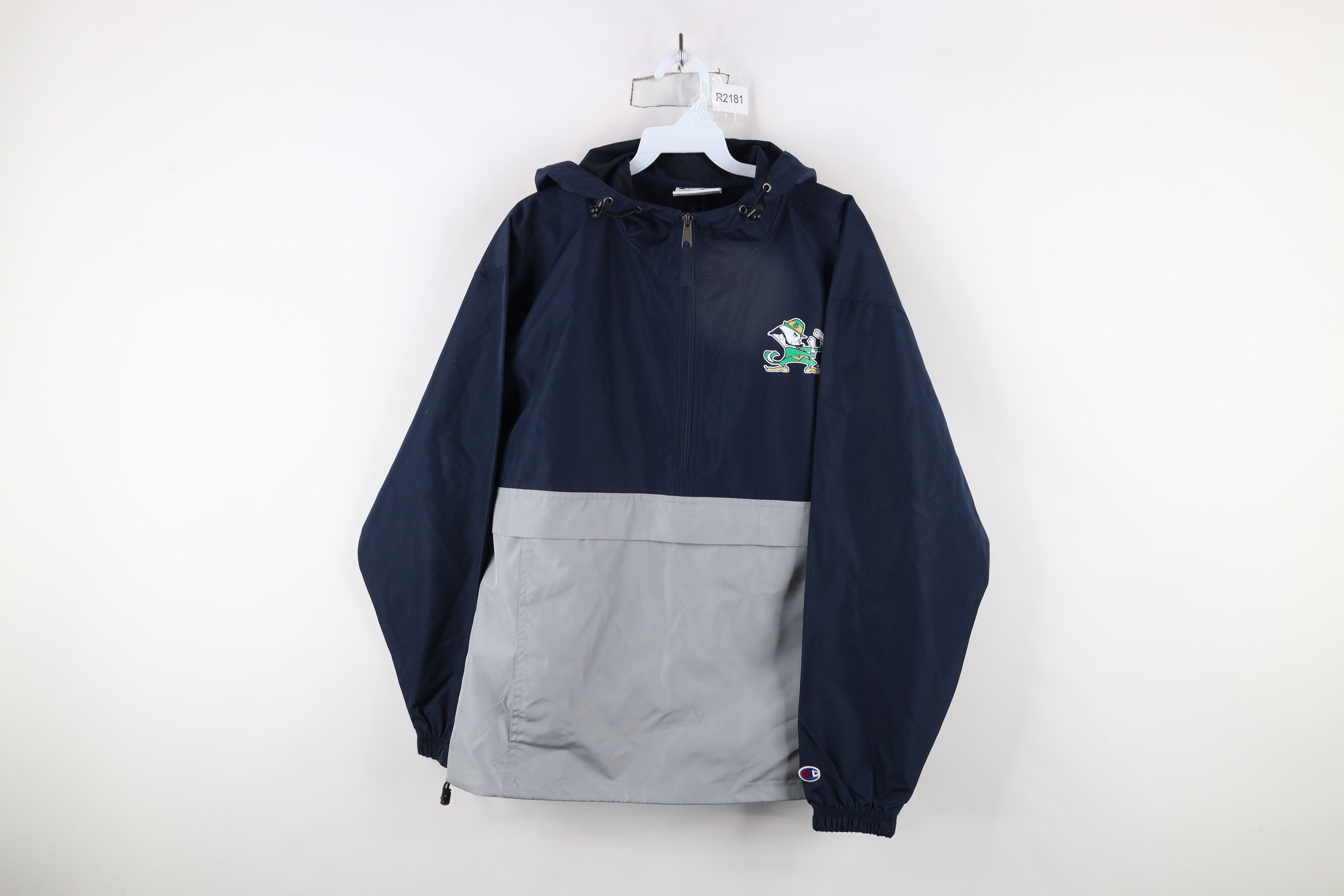 Champion × Vintage Vintage Champion Football Hooded Anorak Jacket Windbreaker Size US M / EU 48-50 / 2 - 1 Thumbnail