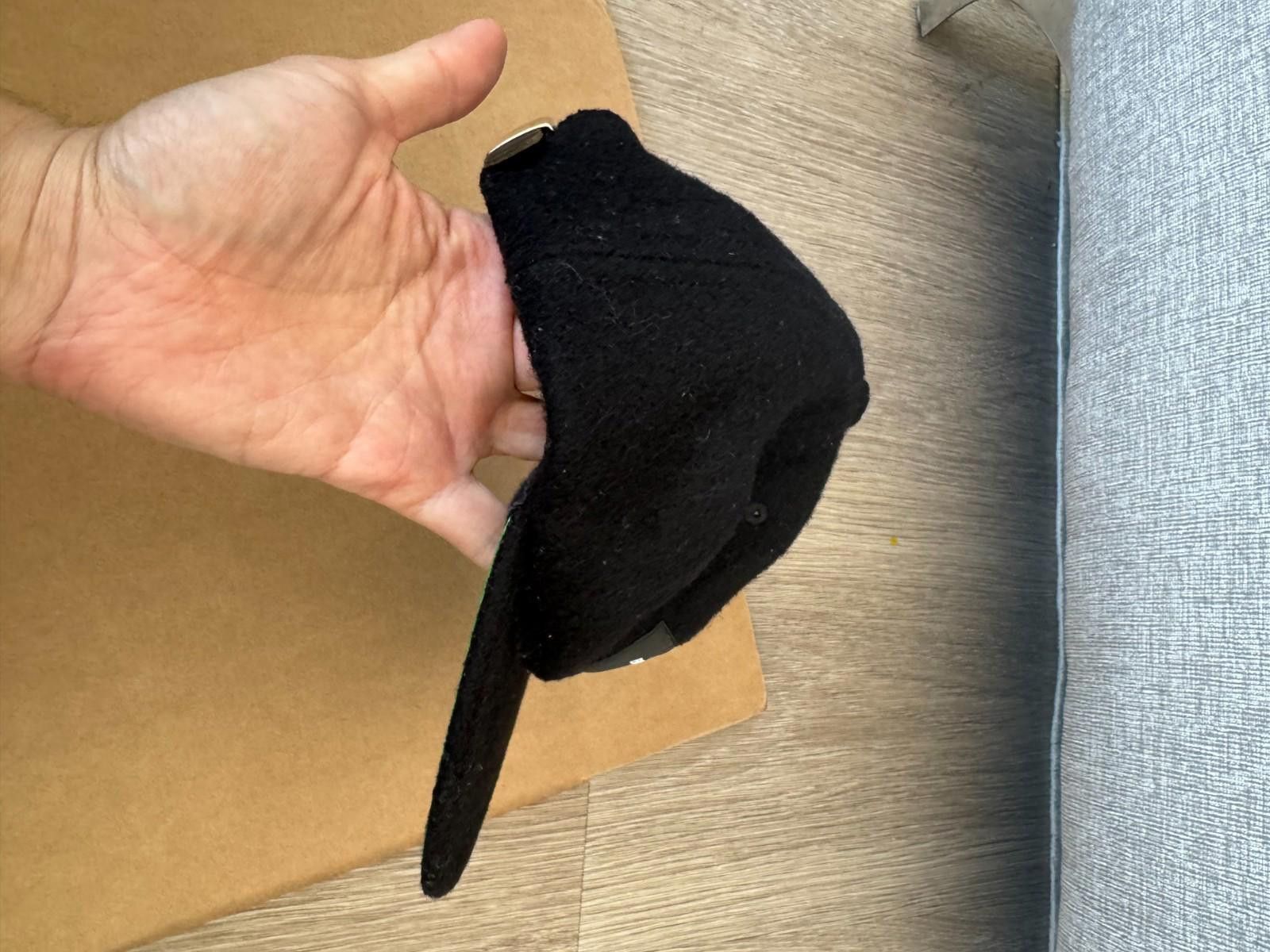 BIANCA CHANDON Bianca Chandon BCNY Wool Cap Black Size ONE SIZE - 4 Thumbnail