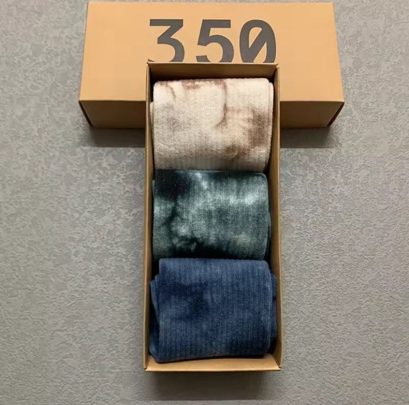 Other 3 Pairs of Gift Box Harajuku Hip Hop Pure Cotton Socks Size ONE SIZE - 1 Thumbnail