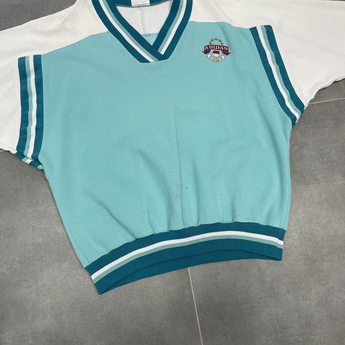Adidas × Vintage Vintage Adidas Camp Sweatshirt Size L Size US L / EU 52-54 / 3 - 8 Thumbnail