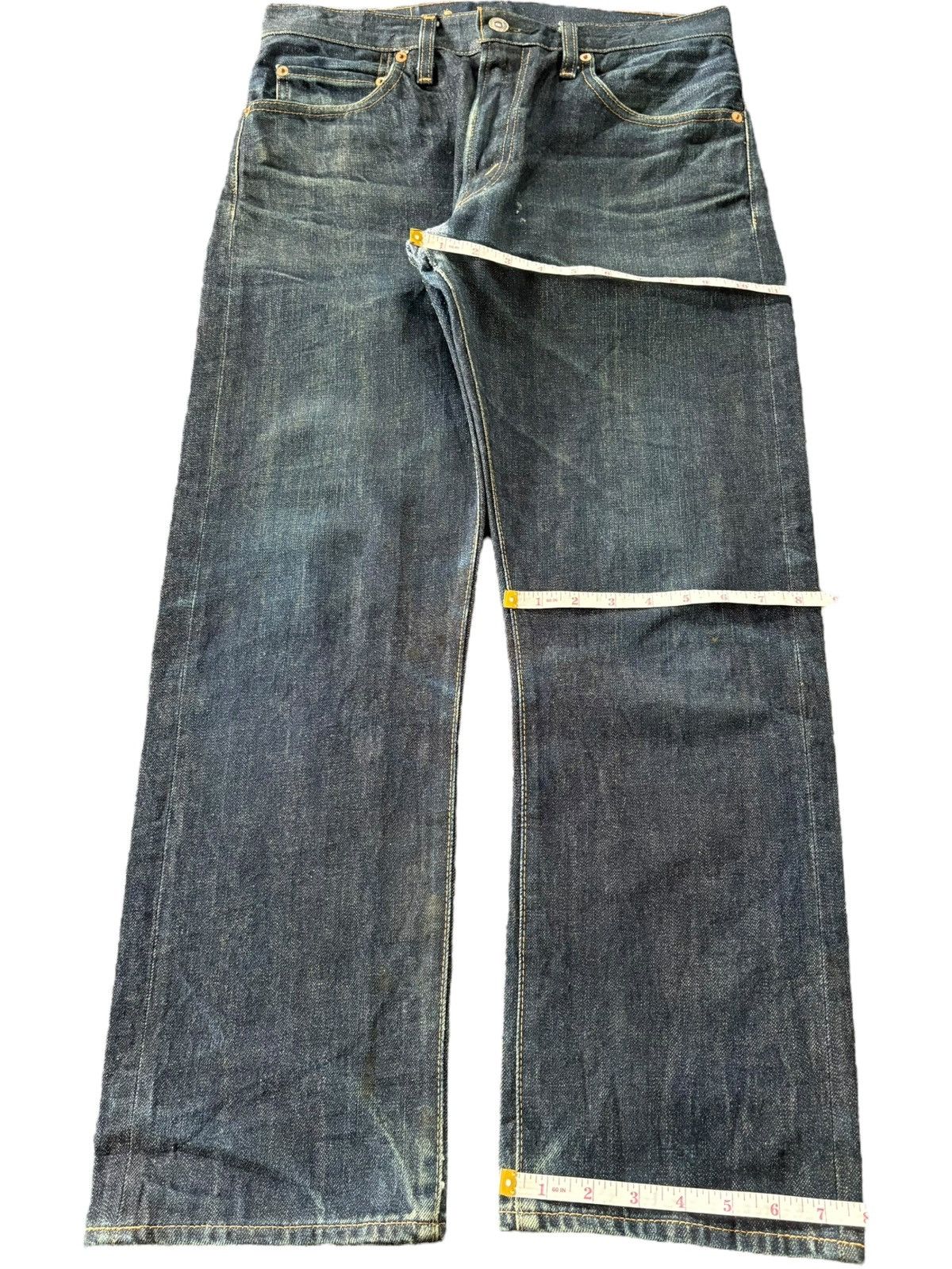 Levi's Levis Vintage Clothing Big E Raw Denim Selvedge Jeans Size US 32 / EU 48 - 8 Thumbnail