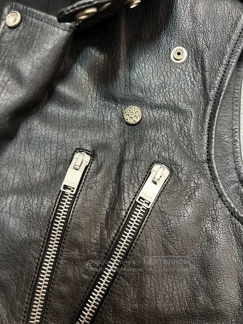 Saint Laurent Paris Saint Laurent Paris Sheepskin Biker Jacket Vest Size US S / EU 44-46 / 1 - 5 Thumbnail