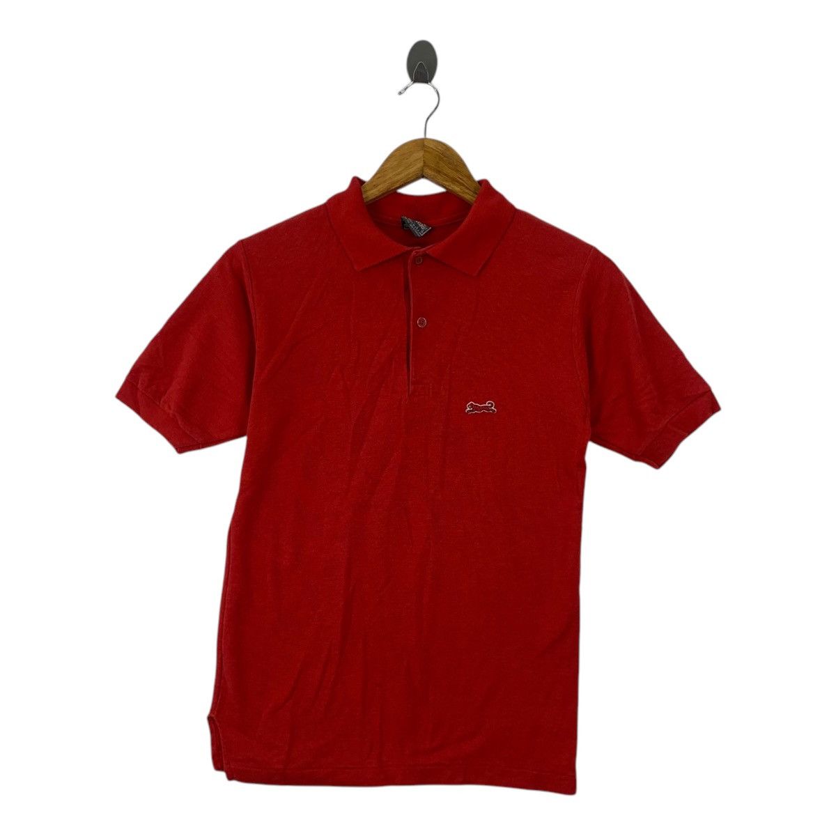 Le TIGRE Vintage 90’ LE TIGRE AMERICAN Style Plain Polo Tee Shirt Size US S / EU 44-46 / 1 - 1 Thumbnail