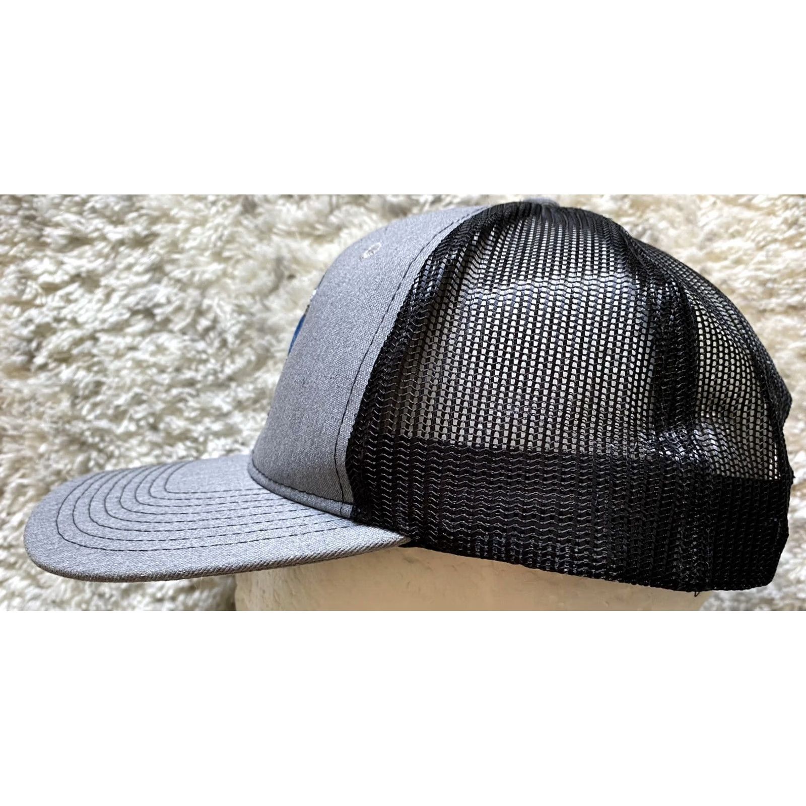 Vintage Rise Graphics Heavenly Lake Tahoe Trucker Hat Embroidered Gray OS Mens Hat Size ONE SIZE - 4 Thumbnail