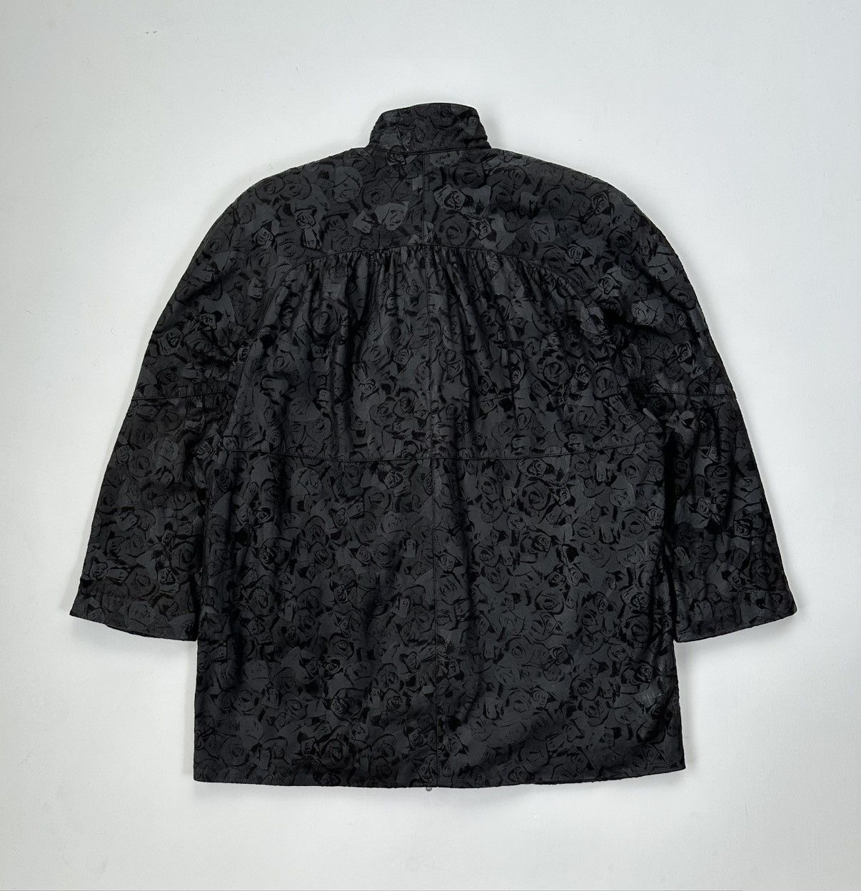 Bally Bally Sally Floral Leather Cape Jackets Vintage Size US M / EU 48-50 / 2 - 9 Thumbnail