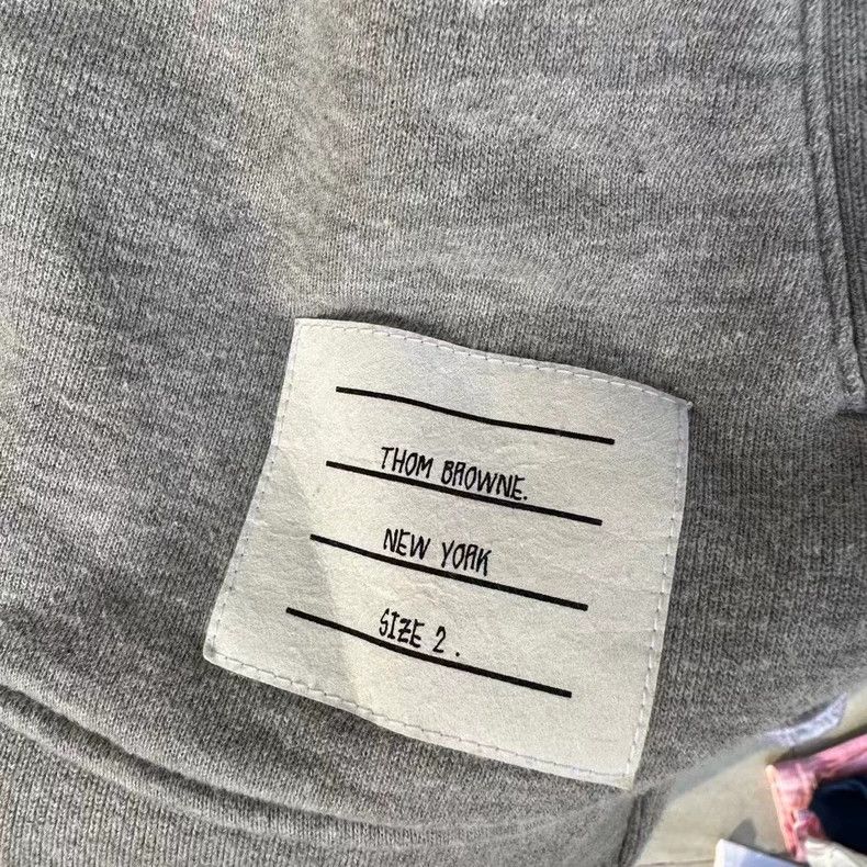 Thom Browne Thom Browne A pulled-over hooded sweater Size US M / EU 48-50 / 2 - 3 Thumbnail