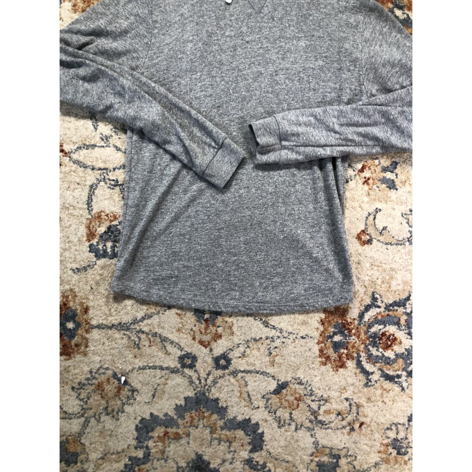 Marine Layer Marine Layer Hoodie Shirt Mens S Gray Lightweight Jersey Pullover Size US S / EU 44-46 / 1 - 5 Thumbnail