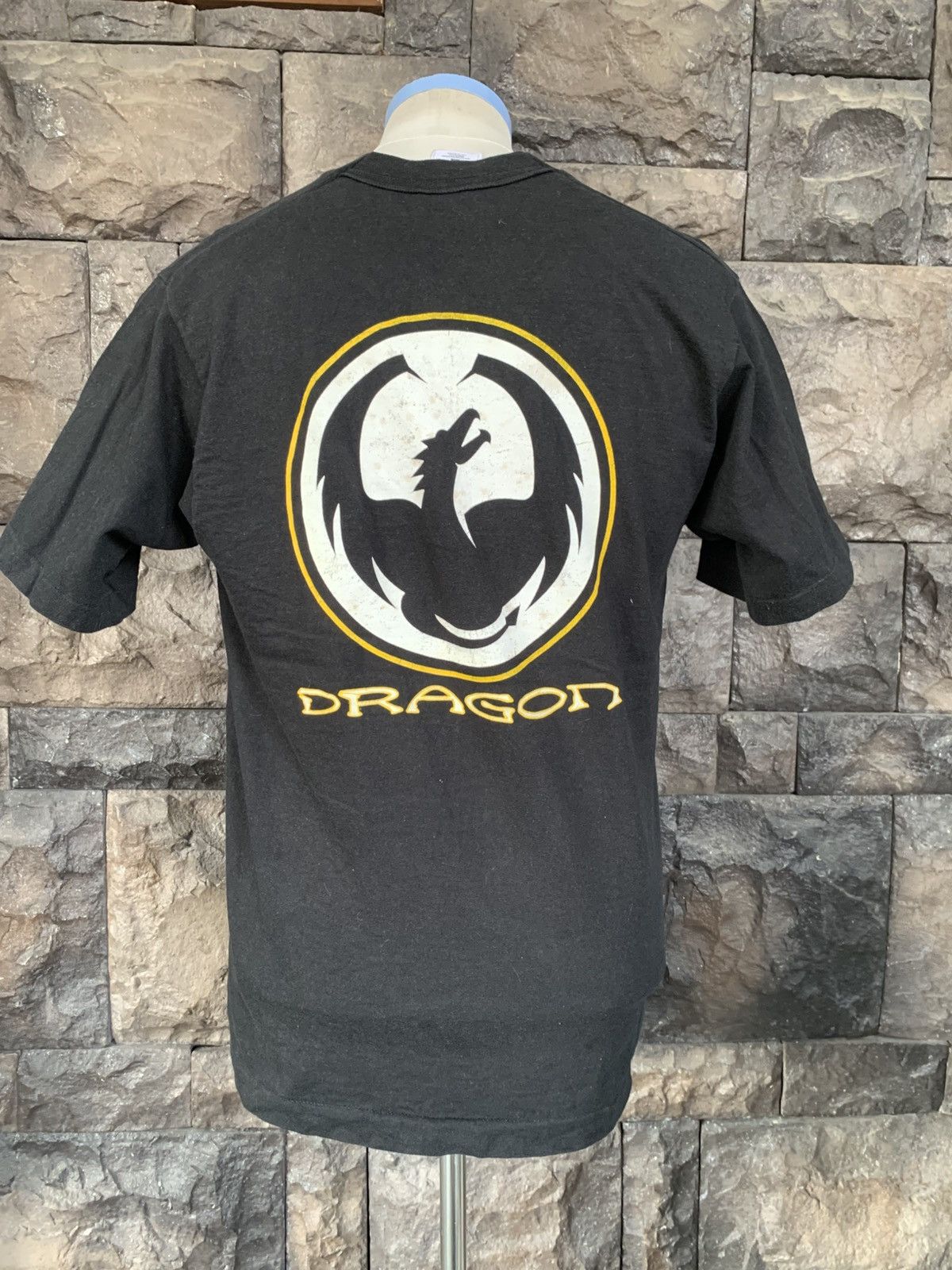 Vintage Vintage 90s Dragon Skateboards / Surf / Streetwear T shirt Size US M / EU 48-50 / 2 - 1 Thumbnail