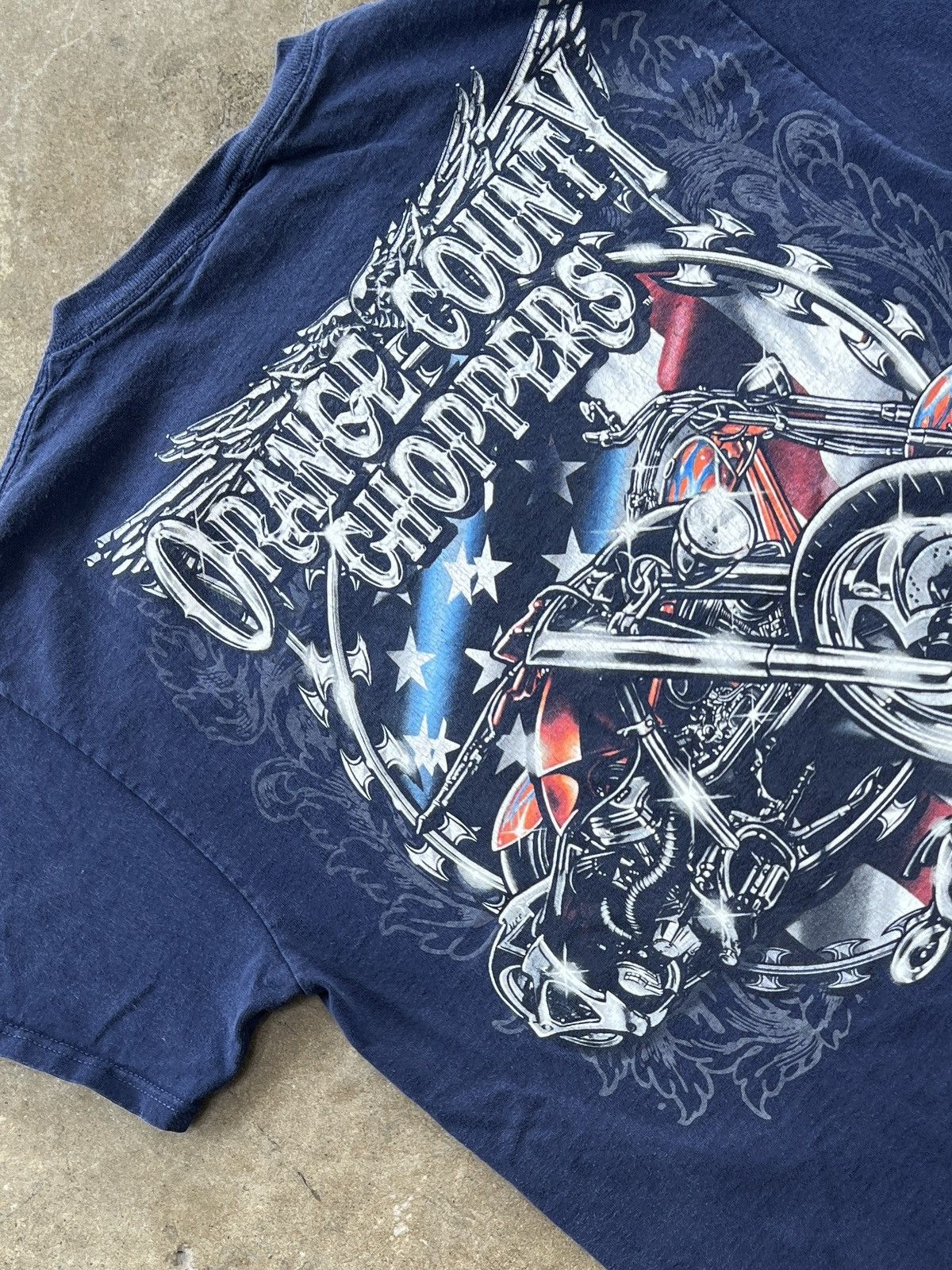 Harley Davidson Vintage Orange County Choppers American Motorcycle Medium Size US M / EU 48-50 / 2 - 1 Thumbnail