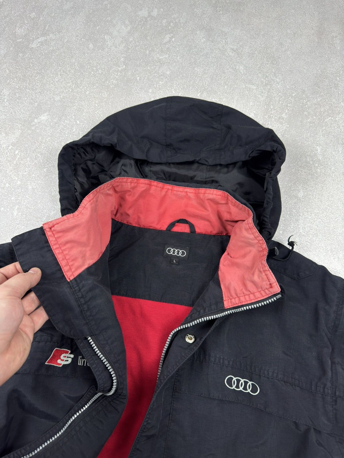 Audi Vintage Audi S-Line Racing Jacket Full Zip Vest 2 in 1 Size US L / EU 52-54 / 3 - 10 Thumbnail