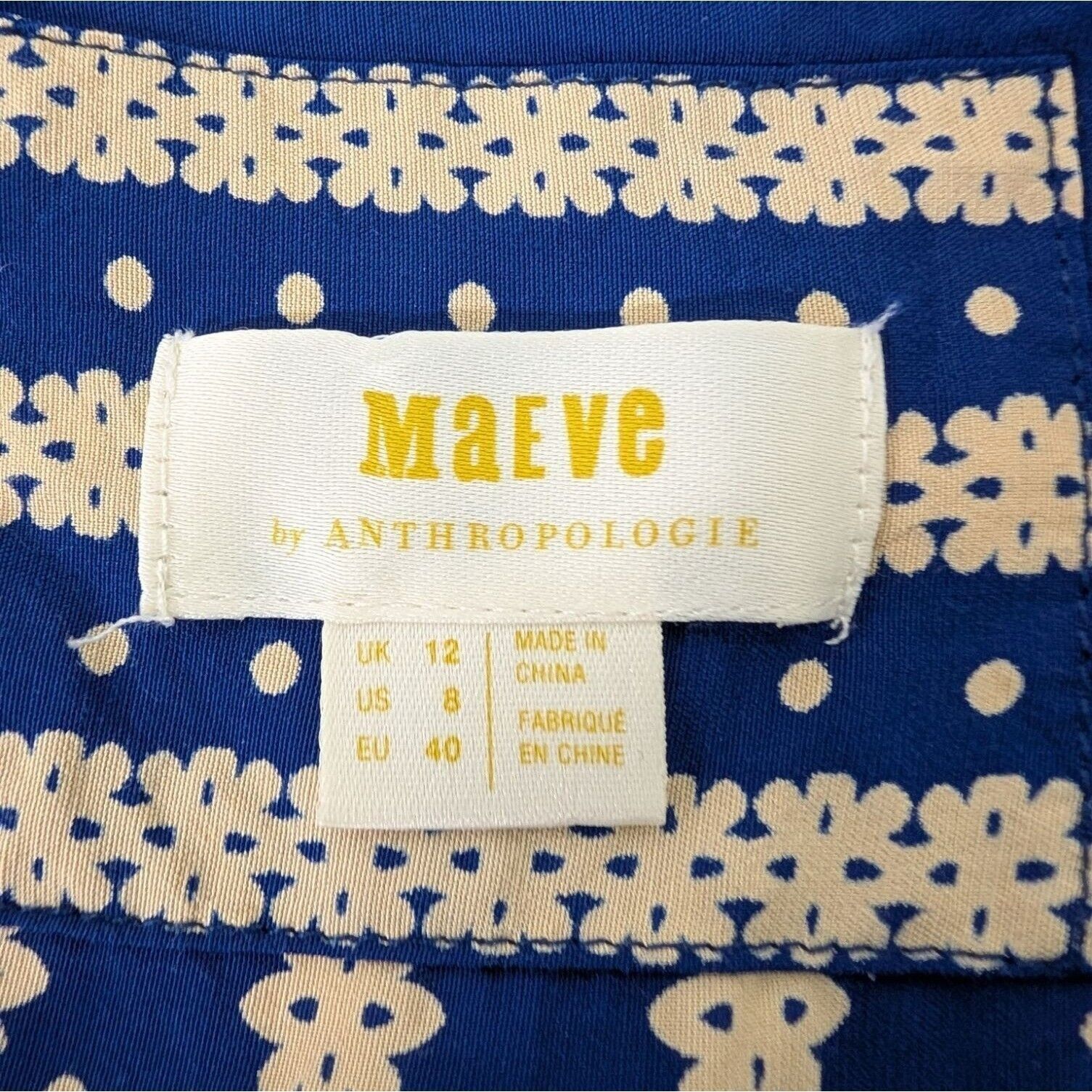 Anthropologie Maeve Anthropologie Tiered Oberlin Mini Dress Womens Size 8 Size M / US 6-8 / IT 42-44 - 4 Thumbnail