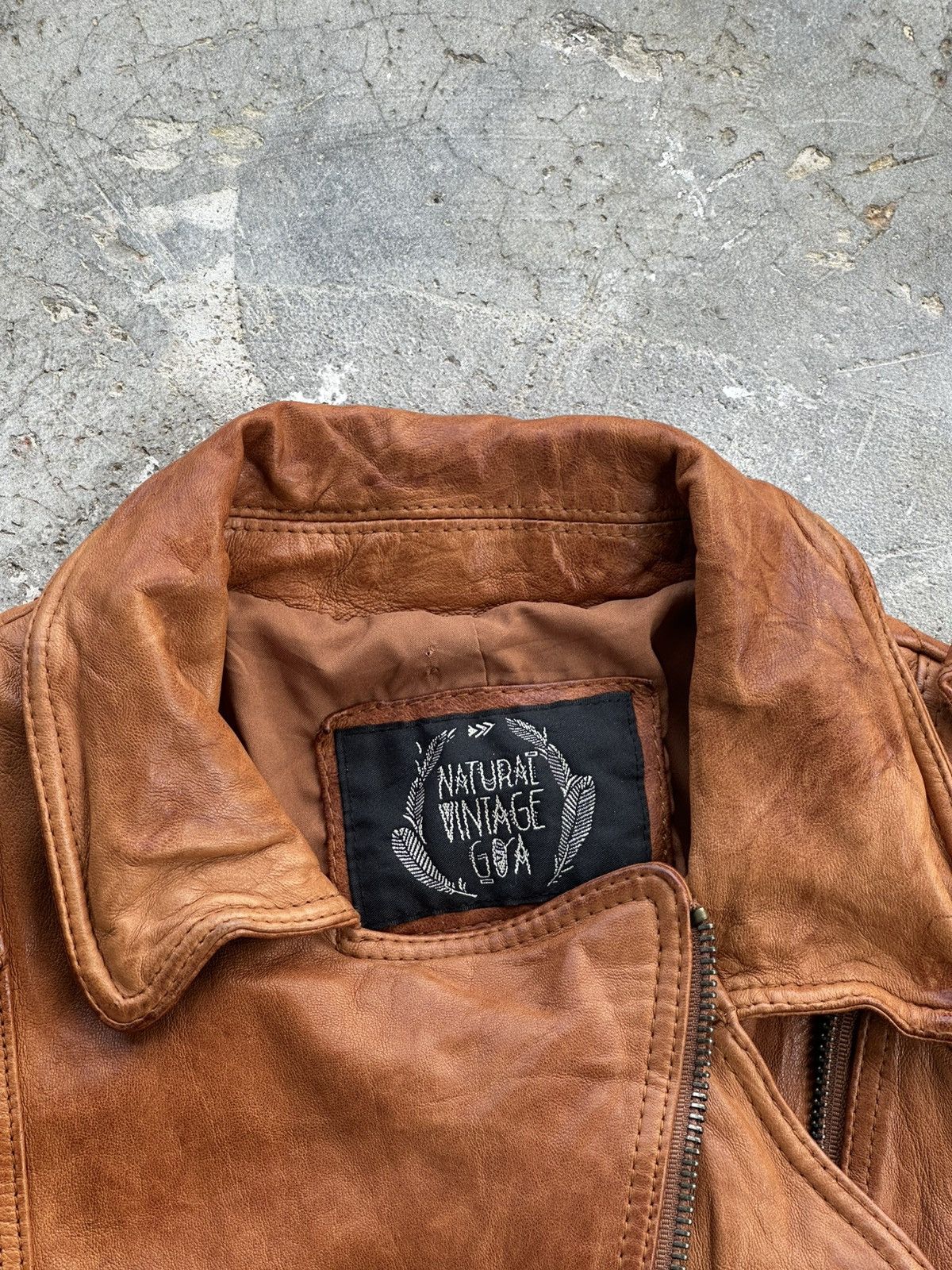 GOA GOA Biker Leather Jacket Size US S / EU 44-46 / 1 - 3 Thumbnail