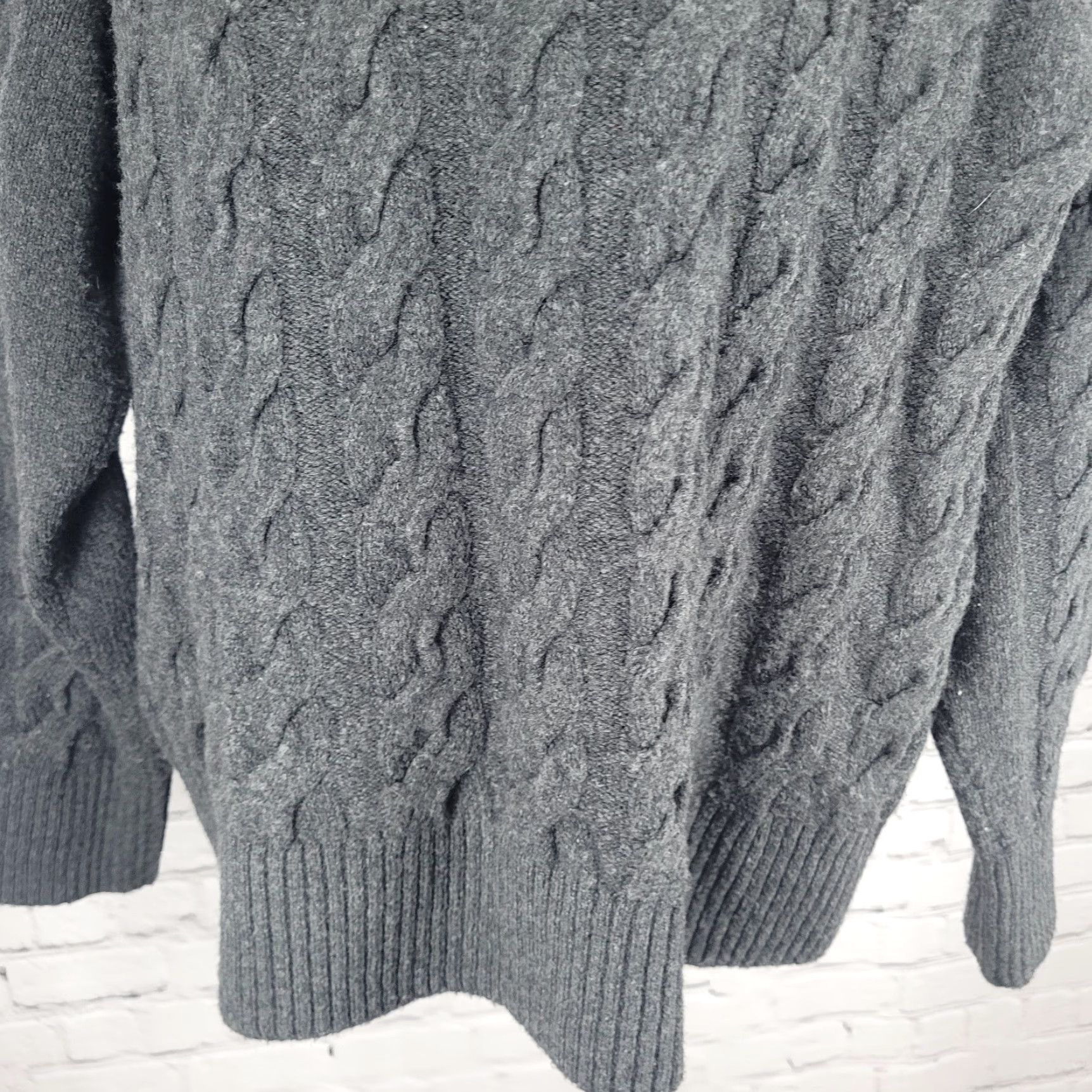 Nordstrom Nordstrom Women's Sweater - Wool Blend Turtleneck Pullover - Gray - Size M - Long Sleeve - Classic Casual Workwear - Hand Wash Only Size M / US 6-8 / IT 42-44 - 6 Thumbnail