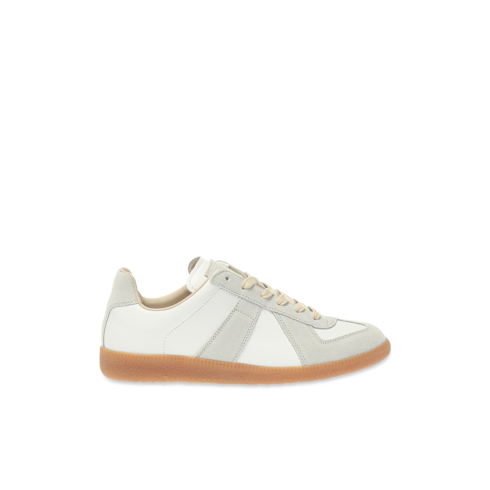 MAISON MARGIELA Replica White Suede Sneakers New & Authentic