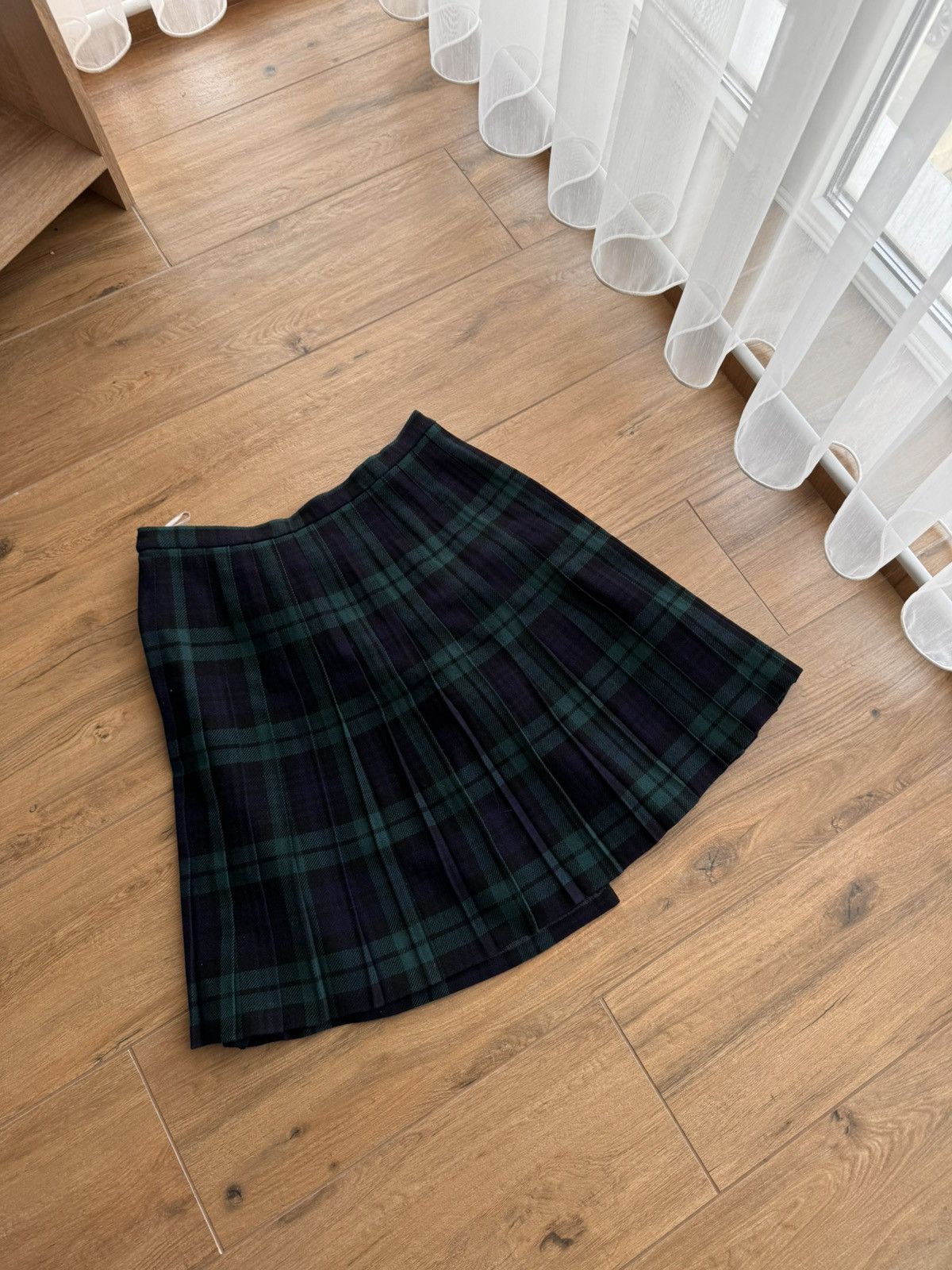 New England Shirt Company × Vintage Vintage Allander House of Fraser 90’s Tartan Wool Skirt&Vest Size 28" / US 6 / IT 42 - 7 Thumbnail