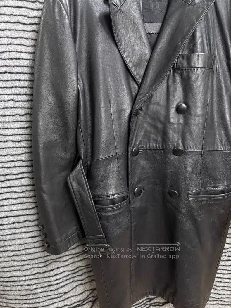 Yohji Yamamoto YOHJI YAMAMOTO Padded Shoulder Sheepskin Coat Size US M / EU 48-50 / 2 - 2 Thumbnail