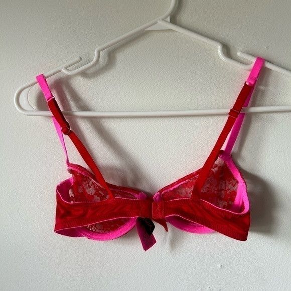 Other La Senza Orange Lace Bra Size ONE SIZE - 2 Thumbnail