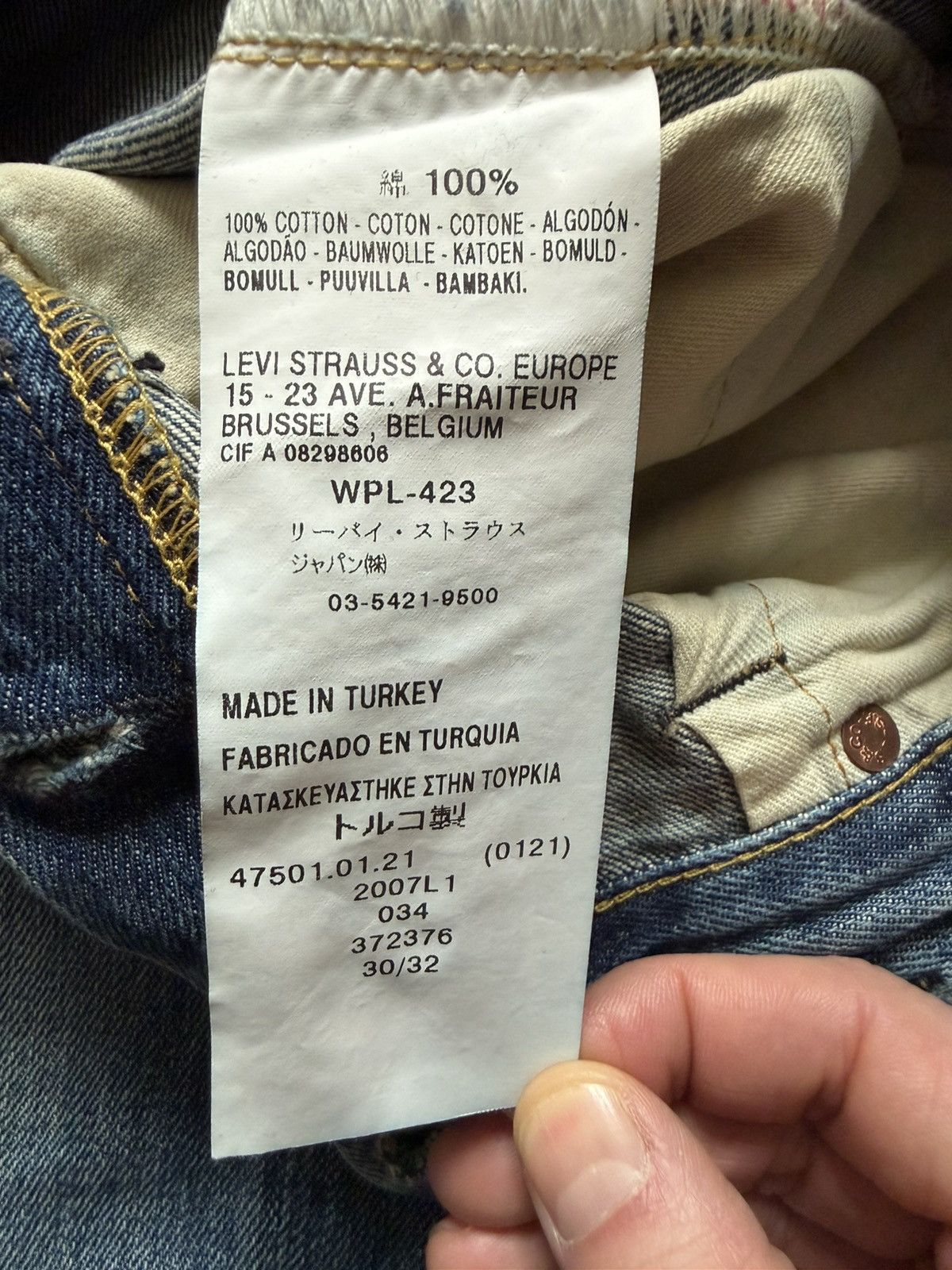 Levi's Vintage Clothing Levis Vintage LVC 501XX Size US 30 / EU 46 - 7 Thumbnail