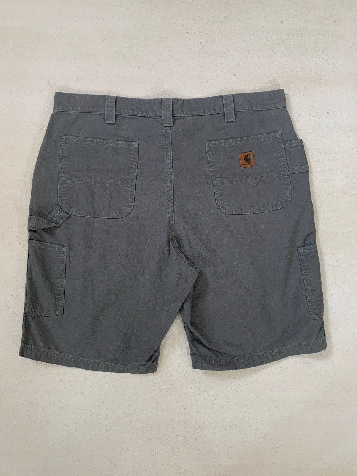 Carhartt Carhartt Short Carpenter Gray Original fit (B147-FAT) Size US 34 / EU 50 - 1 Thumbnail
