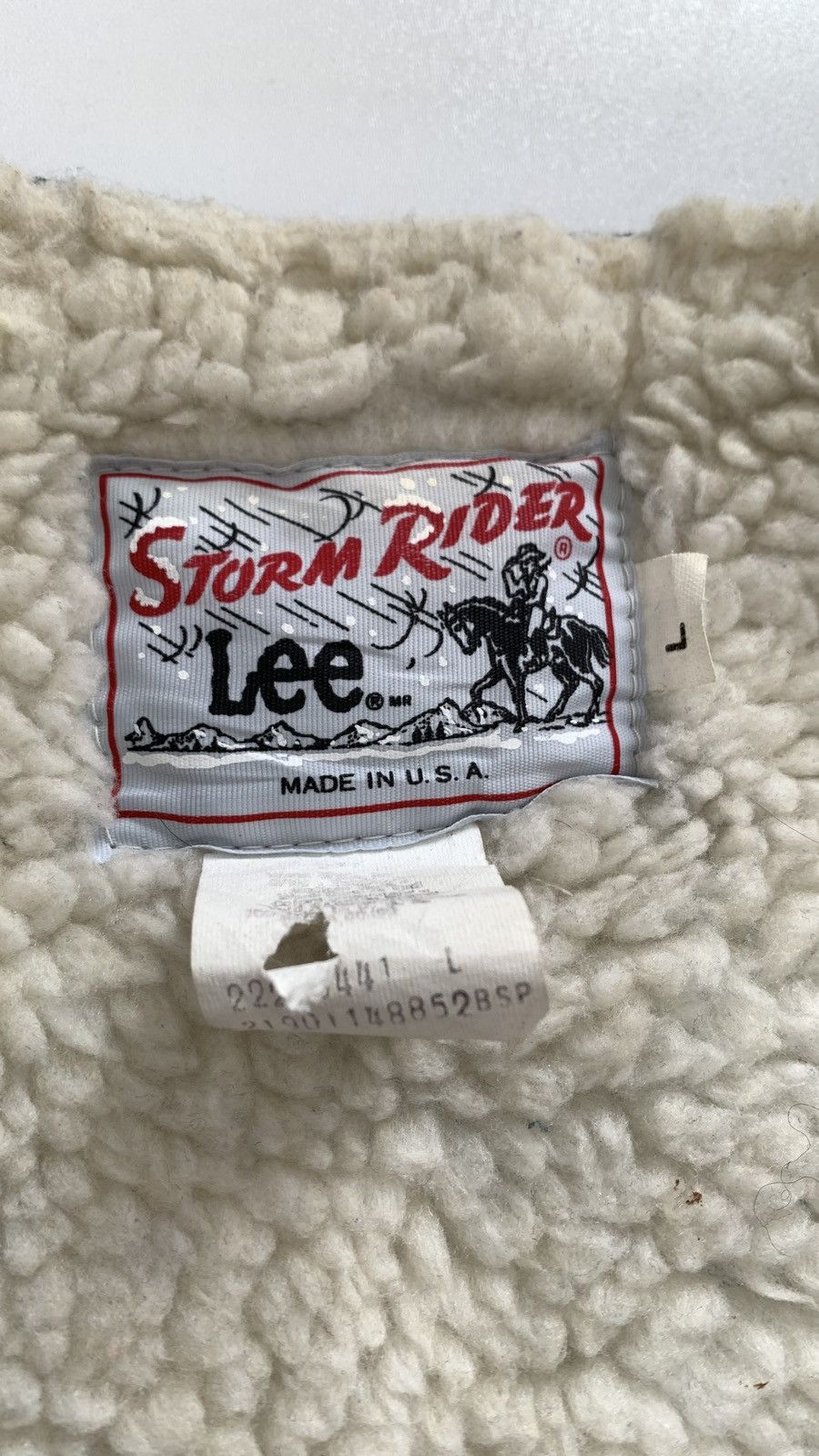 Lee × Vintage Lee Storm Rider Denim Blue Made In USA Size L Size US L / EU 52-54 / 3 - 6 Thumbnail