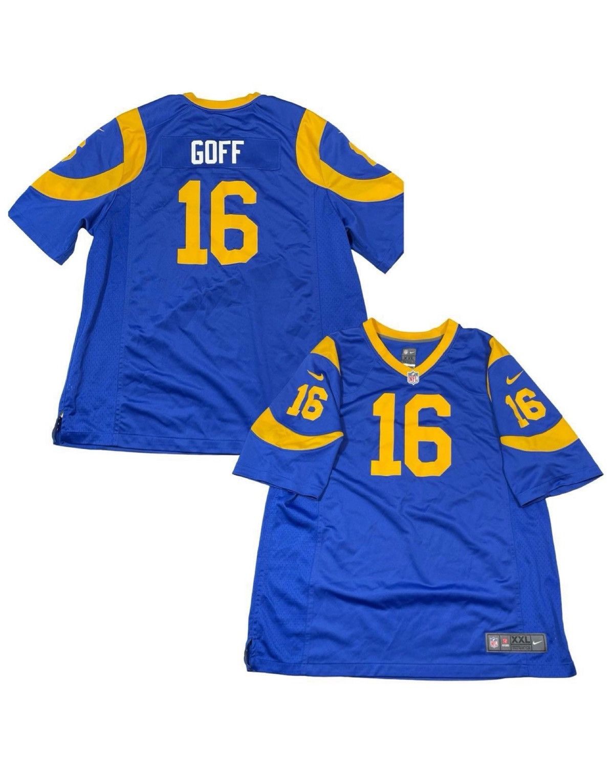 Rams jersey goff best sale