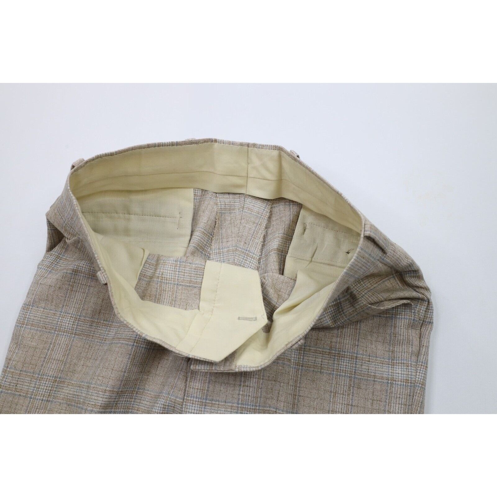 Vintage Vintage 70s Streetwear 3 Piece Wool Suit Wedding Size 42R - 15 Thumbnail