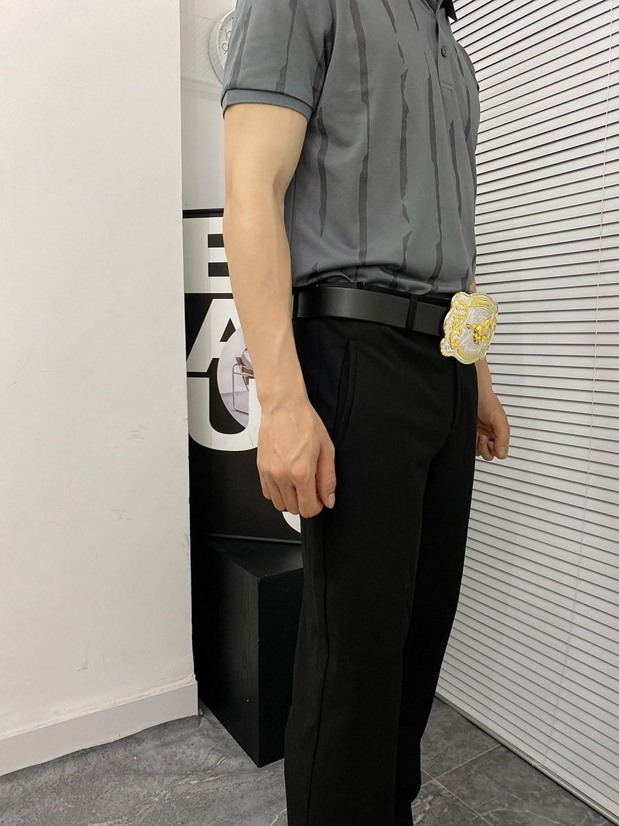 Designer Hip-hop Vintage Belt Riveted Belts Menswear Accessories Size ONE SIZE - 5 Thumbnail