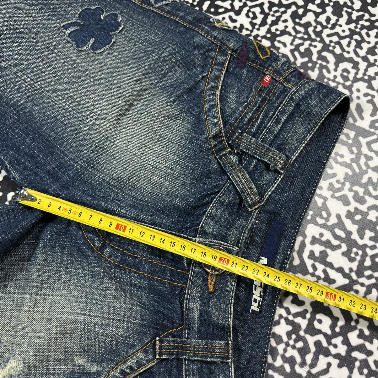 Miss Sixty Vintage Y2K Miss Sixty Japanese Patchwork Style Retro Jeans Size 29" - 25 Thumbnail